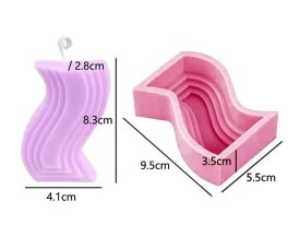 Molde silicona velas relieve